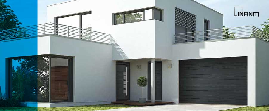 Maßgenaue Garagentore aus Kunststoff und Aluminium Elektrisch betrieben. Preiswerte Garagentore nach Maß vom Fachmann